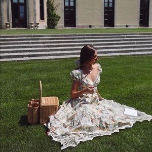 NWT! Danielle Bernstein Poplin Midi Dress